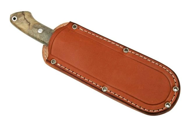 Bark River Classic Drop Point Hunter CPM S45VN Buckeye Burl, Fixed Knife 8 Bark River Classic Drop Point Hunter CPM S45VN Buckeye Burl, Fixed Knife - Image 6