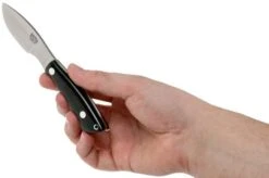 Bark River Mini Canadian CPM 3V Black Canvas Micarta Fixed Knife -Famous Knife Shop BRK03 121BKRC 05 bark river knives