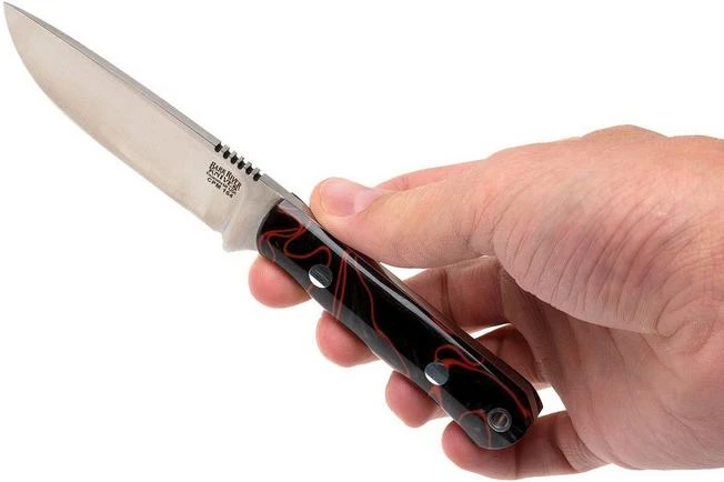 Bark River Bravo Necker II CPM 154CM, Lava Flow Kirinite, Black Sheath 8 Bark River Bravo Necker II CPM 154CM, Lava Flow Kirinite, Black Sheath - Image 6