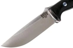 Bark River Gunny A2, Black Canvas Micarta, Brown Sheath 12 Bark River Gunny A2, Black Canvas Micarta, Brown Sheath -Famous Knife Shop BRK07 011BRKC 03 bark river brk07 011brkc 03