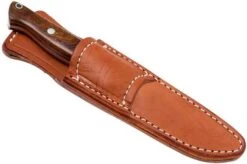 Bark River Gunny CPM 3V, Desert Ironwood, Brown Sheath -Famous Knife Shop BRK07 025DIW 07 bark river brk07 025diw 07
