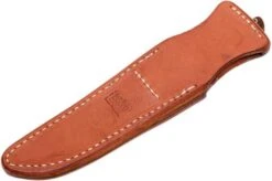 Bark River Gunny CPM 3V, Desert Ironwood, Brown Sheath -Famous Knife Shop BRK07 025DIW 08 bark river brk07 025diw 08