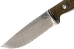 Bark River Gunny Hunter CPM 3V, Green Canvas Micarta -Famous Knife Shop BRK07 025GNC 03 bark river brk07 025gnc 03