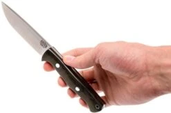 Bark River Gunny Hunter CPM 3V, Green Canvas Micarta -Famous Knife Shop BRK07 025GNC 06 bark river brk07 025gnc 06