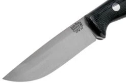 Bark River Bravo EDC CPM 3V Rampless, Black Canvas Micarta Bushcraft Knife 11 Bark River Bravo EDC CPM 3V Rampless, Black Canvas Micarta Bushcraft Knife -Famous Knife Shop BRK07 027BCMR 03 bark river knives