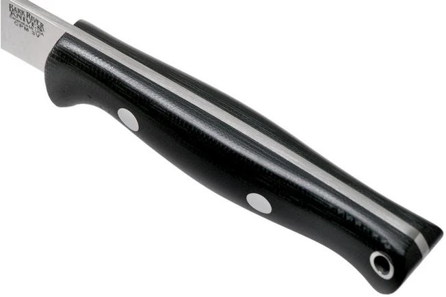 Bark River Bravo EDC CPM 3V Rampless, Black Canvas Micarta Bushcraft Knife 7 Bark River Bravo EDC CPM 3V Rampless, Black Canvas Micarta Bushcraft Knife - Image 5