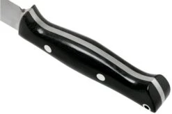 Bark River Gunny Hunter CPM S45VN, Black Canvas Micarta Hunting Knife -Famous Knife Shop BRK07 084BCM 04 bark river knives