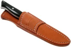 Bark River Gunny Hunter CPM S45VN, Black Canvas Micarta Hunting Knife -Famous Knife Shop BRK07 084BCM 06 bark river knives