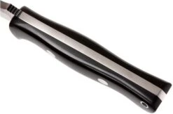 Bark River Bravo 1 A2, Black G10, Brown Sheath -Famous Knife Shop BRK07 111BRKG 05 bark river brk07 111brkg 05