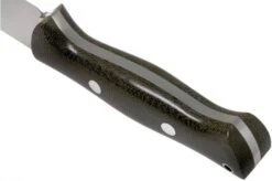 Bark River Bravo 1 A2 Green Canvas Micarta Rampless Bushcraft Knife -Famous Knife Shop BRK07 112GCMR 04 bark river knives