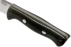 Bark River Bravo 1 A2 Green Canvas Micarta Rampless Bushcraft Knife -Famous Knife Shop BRK07 112GCMR 05 bark river knives