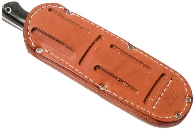 Bark River Gunny A2 Rampless, Black Canvas Micarta Outdoor Knife 9 Bark River Gunny A2 Rampless, Black Canvas Micarta Outdoor Knife - Image 7