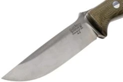 Bark River Gunny A2, Green Canvas Micarta Outdoor Knife -Famous Knife Shop BRK07 113GCM2 03 bark river knives