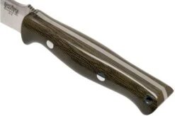 Bark River Gunny A2, Green Canvas Micarta Outdoor Knife -Famous Knife Shop BRK07 113GCM2 05 bark river knives