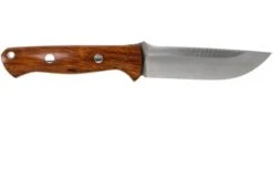 Bark River Bravo 1.2 CPM 3V, Desert Ironwood, Brown Sheath -Famous Knife Shop BRK07 125DIW 02 bark river knives
