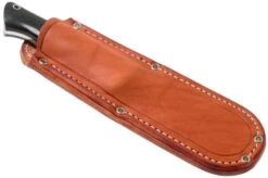 Bark River Bravo 1 LT CPM 3V Rampless, Black Canvas Micarta, Brown Sheath 14 Bark River Bravo 1 LT CPM 3V Rampless, Black Canvas Micarta, Brown Sheath -Famous Knife Shop BRK07 126BRKC RS 06 bark river knives v202107