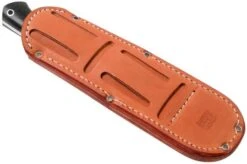 Bark River Bravo 1 LT CPM 3V Rampless, Black Canvas Micarta, Brown Sheath 15 Bark River Bravo 1 LT CPM 3V Rampless, Black Canvas Micarta, Brown Sheath -Famous Knife Shop BRK07 126BRKC RS 07 bark river knives v202107