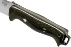 Bark River Bravo 2 CPM 3V, Green Canvas Micarta Outdoor Knife -Famous Knife Shop BRK07 221GCM 05 bark river knives