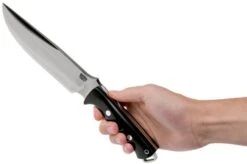 Bark River Bravo Survivor CPM 3V Black Canvas Micarta -Famous Knife Shop BRK07 226BRKC 06 bark river knives