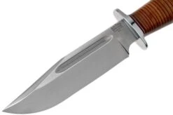 Bark River Teddy A2 Stacked Leather, Double Quillion Outdoor Knife 11 Bark River Teddy A2 Stacked Leather, Double Quillion Outdoor Knife -Famous Knife Shop BRK08 114SLDQ 03 bark river knives