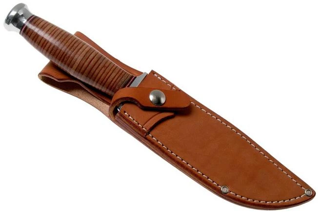 Bark River Teddy A2 Stacked Leather, Double Quillion Outdoor Knife 8 Bark River Teddy A2 Stacked Leather, Double Quillion Outdoor Knife - Image 6