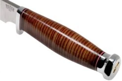 Bark River Teddy A2 Stacked Leather, Single Quillion Outdoor Knife 13 Bark River Teddy A2 Stacked Leather, Single Quillion Outdoor Knife -Famous Knife Shop BRK08 114SLSQ 05 bark river knives