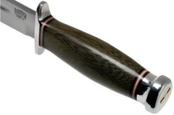 Bark River Boone II CPM 3V Green Canvas Micarta Outdoor Knife -Famous Knife Shop BRK08 222GCM 05 bark river knives