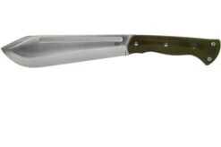 Bark River JX5 Vengeful 1 CPM 3V Green Canvas Micarta Machete