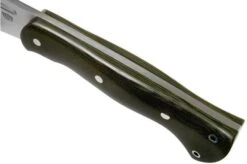 Bark River JX5 Vengeful 1 CPM 3V Green Canvas Micarta Machete -Famous Knife Shop BRK10 123GCM 05 bark river knives