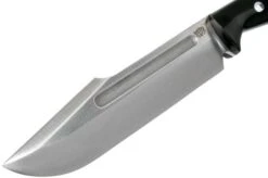 Bark River Bravo Tope Recon Field CPM 3V, Black Canvas Micarta -Famous Knife Shop BRK10 222BKC 03 bark river