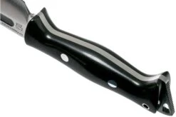 Bark River Bravo Tope Recon Field CPM 3V, Black Canvas Micarta -Famous Knife Shop BRK10 222BKC 04 bark river