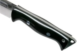 Bark River Bravo Tope Recon Field CPM 3V, Black Canvas Micarta -Famous Knife Shop BRK10 222BKC 05 bark river