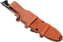 Bark River Bravo Tope Recon Field CPM 3V, Black Canvas Micarta -Famous Knife Shop BRK10 222BKC 08 bark river