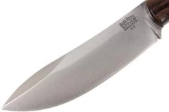 Bark River Mini Kalahari A2, Macassar Ebony, Brown Sheath 12 Bark River Mini Kalahari A2, Macassar Ebony, Brown Sheath -Famous Knife Shop BRK12 012MAK 03 bark river brk12 012mak 03