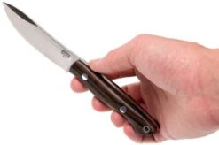 Bark River Mini Kalahari A2, Macassar Ebony, Brown Sheath 15 Bark River Mini Kalahari A2, Macassar Ebony, Brown Sheath -Famous Knife Shop BRK12 012MAK 06 bark river brk12 012mak 06