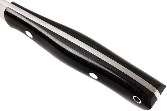 Bark River Sahara Hunter A2, Black Linen Micarta, Brown Sheath 7 Bark River Sahara Hunter A2, Black Linen Micarta, Brown Sheath - Image 5