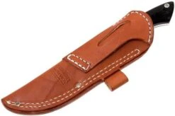 Bark River Sahara Hunter A2, Black Linen Micarta, Brown Sheath 17 Bark River Sahara Hunter A2, Black Linen Micarta, Brown Sheath -Famous Knife Shop BRK12 115BRKL 08 bark river brk12 115brkl 08