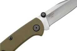 Buck 112 Slim Pro TRX, O.D. Green G10 0112GRS3 Pocket Knife -Famous Knife Shop BUCK0112GRS3 05 buck