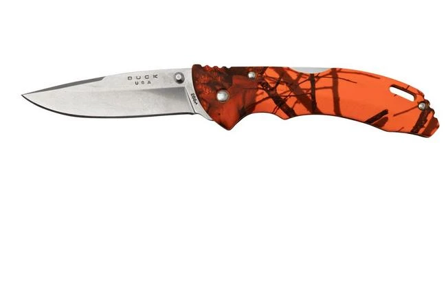 Buck Bantam BHW, Mossy Oak, Blaze Orange Camo 0286CMS9 Pocket Knife 3 Buck Bantam BHW, Mossy Oak, Blaze Orange Camo 0286CMS9 Pocket Knife