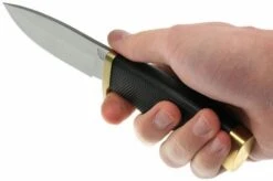 Buck 692 Vanguard 0692BKS-B Black Rubber -Famous Knife Shop BUCK0692BKS B 05 buck 692 vanguard black rubber buck0692bks b 05