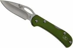 Buck 726 Mini Spitfire 0726 GYS-B Plain Edge, Green -Famous Knife Shop BUCK0726GRS B 02 buck 726 mini spitfire buck0726grs b 02