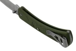 Buck 110 Slim Knife Select OD Green 0110ODS2 Pocket Knife -Famous Knife Shop BUCK110ODS2 04 buck
