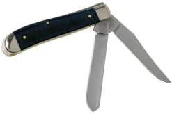 Case Mini Trapper Mediterranean Blue Smooth Bone, 11192, 6207 SS Pocket Knife -Famous Knife Shop CE11192 02 case