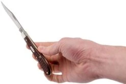 Case Slimline Trapper Brown Synthetic, 00135, 31048 SS Pocket Knife -Famous Knife Shop CE135 09 case ce135 09