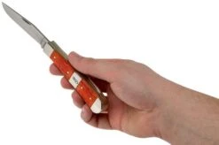 Case 6254 SS Tequila Sunrise Bone Trapper -Famous Knife Shop CE14480 05 case