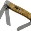 Case Knives Medium Stockman Natural Box Elder Burl, 16564, 7318 SS Pocket Knife -Famous Knife Shop CE16564 01 case