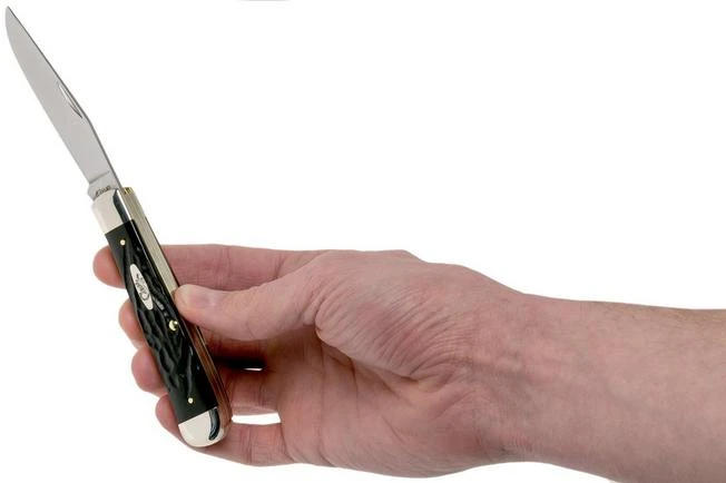 Case Trapper Rough Black Synthetic, 18221, 6254 SS Pocket Knife 7 Case Trapper Rough Black Synthetic, 18221, 6254 SS Pocket Knife - Image 5