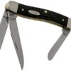 Case Medium Stockman Rough Black Synthetic, 18222, 6318 SS Pocket Knife -Famous Knife Shop CE18222 01 case