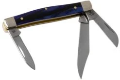 Case Medium Stockman Blue Pearl Kirinite, 23442, 10344 SS Pocket Knife 7 Case Medium Stockman Blue Pearl Kirinite, 23442, 10344 SS Pocket Knife -Famous Knife Shop CE23442 02 case