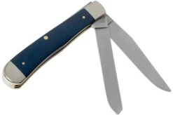 Case Trapper Navy Blue Synthetic, 23610, 4254 SS Pocket Knife -Famous Knife Shop CE23610 02 case